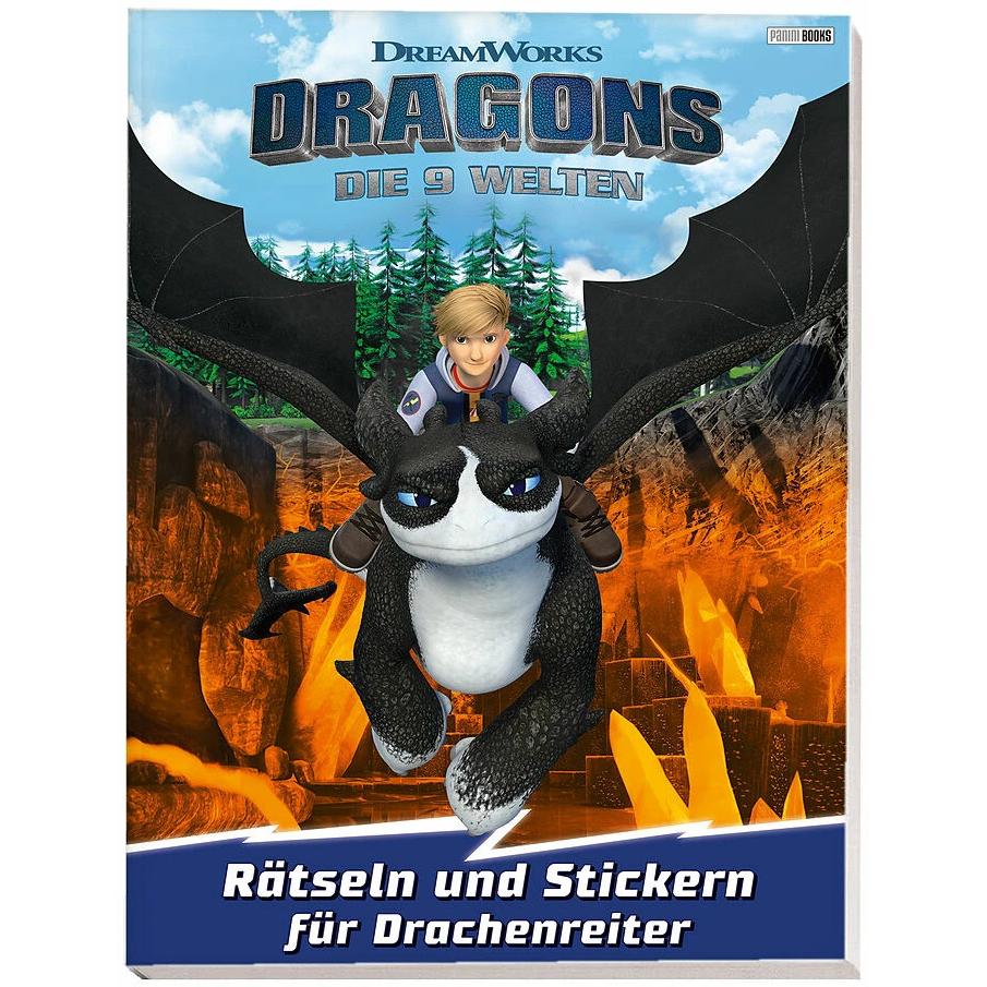 Dragons Die 9 Welten Superstarker Sticker- und Malspass, Kinderbücher von Panini