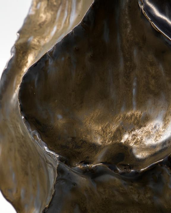 Actual product image House Doctor Vase, HDWaves, Antique metallic (1 x)