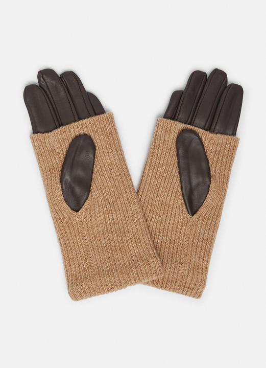 Produktbild Comma Handschuhe Lederhandschuhe mit Strickstulpe (S)