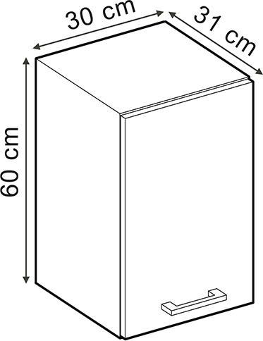 Produktbild Vicco Hängeschrank R-Line (30 x 31 x 60 cm)
