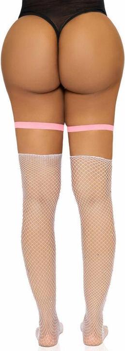 Actual product image Leg Avenue Vegan Leather Garter Belt One Size - Pink (One size)