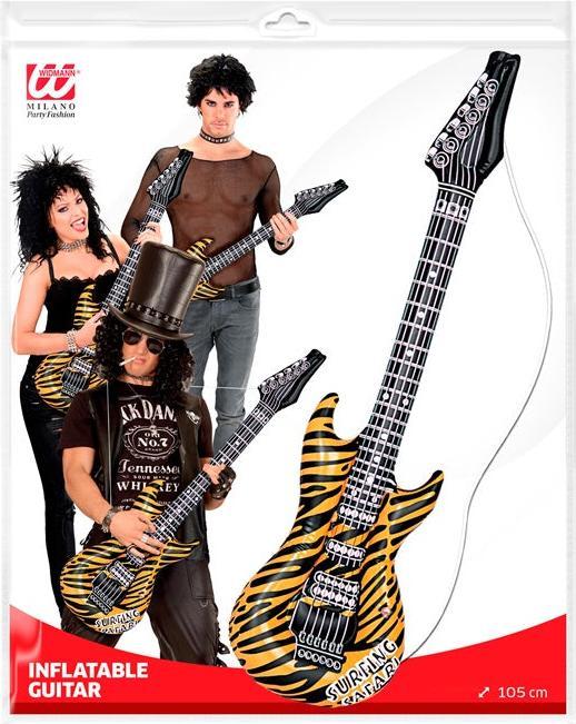 Produktbild Widmann Aufblasbare Gitarre Zebra