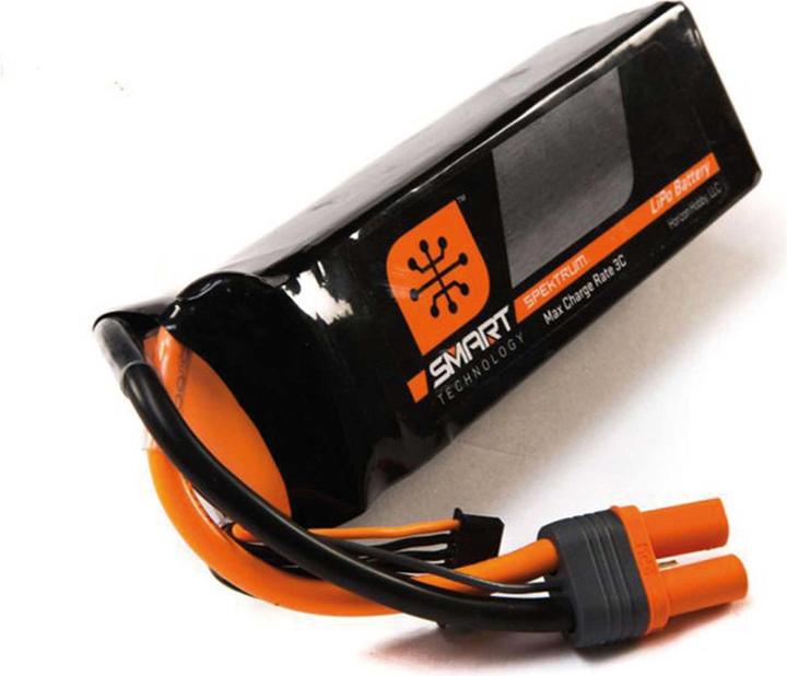 Actual product image Horizon Hobby LiPo Battery 5000mah 6S 22.2V Smart LiPo 30C, iC5 (22.20 V, 5000 mAh)