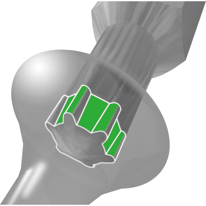 Actual product image SWG HOX internal multi-tooth screws with bit 5 X 40 galvanised steel,ETA approved (25 Screws per piece)