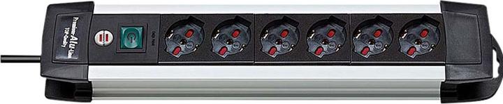 Immagine prodotto Brennenstuhl Steckerleiste Premium Alu-Line 10x Italienische Steckdose Typ L (P17/11) - Italienischer Stecker Typ (10x, 3 m)