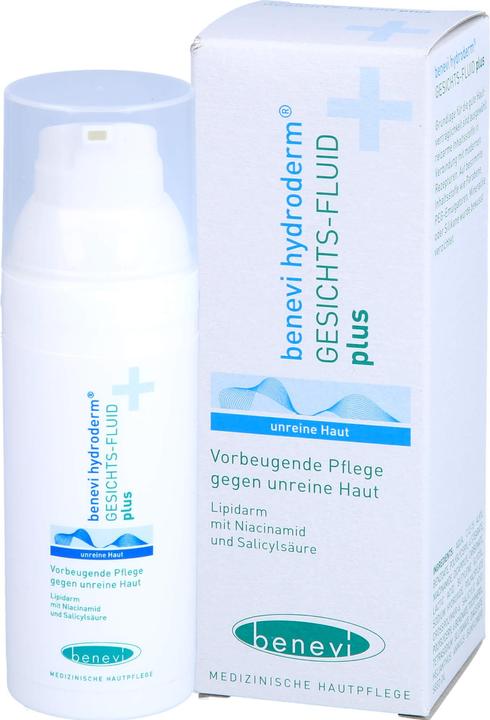 Image du produit Benevi Hydroderm Fluide facial Plus pour peaux impures, 50 ml de lotion (Lotion pour le corps, 50 ml)