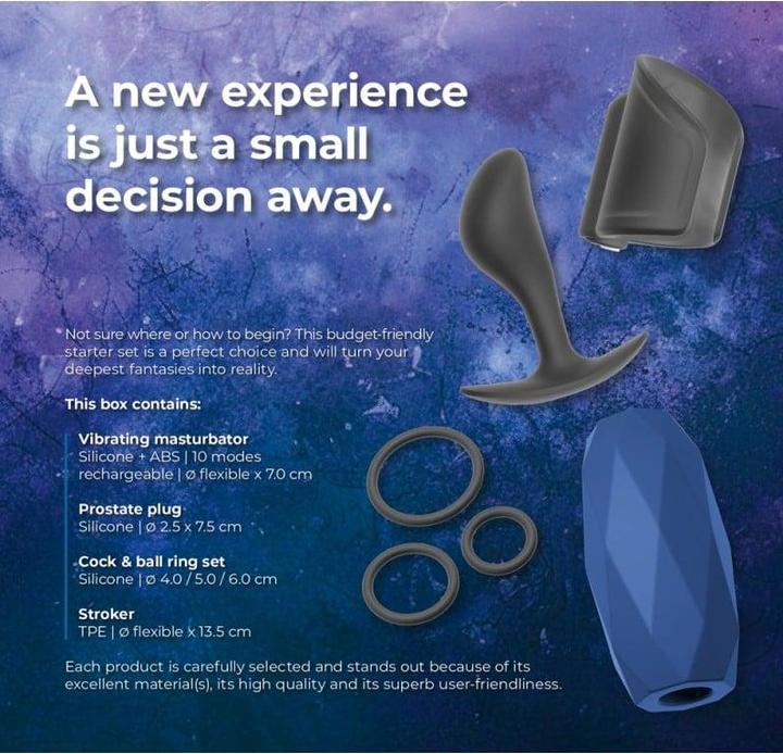 Actual product image Magic Shiver Men Love Toy Starter Set Masculine