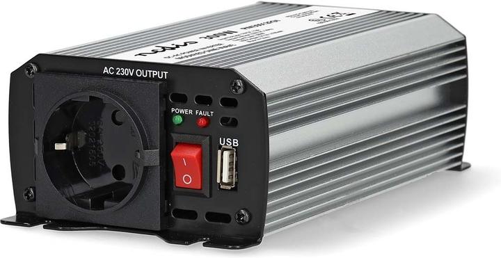 Immagine prodotto Nedis Inverter di potenza a onde sinusoidali modificate - Tensione di ingresso: 12 V DC - Connessione di