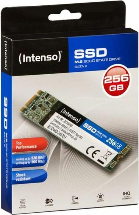 Actual product image Intenso top performance (256 GB, M.2 2280)