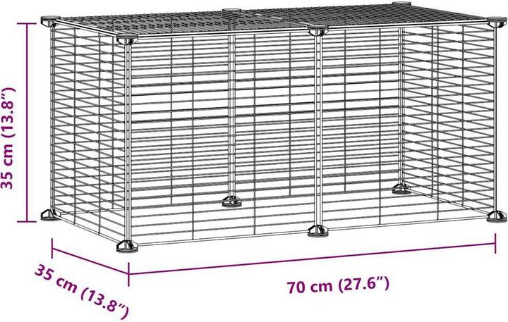 Produktbild vidaXL Haustierkäfig