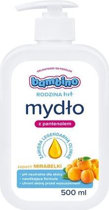 NIVEA BAMBINO RODZINA Mydło 500ml d/rąk Mirabelk& (Liquid soap, 500 ml)