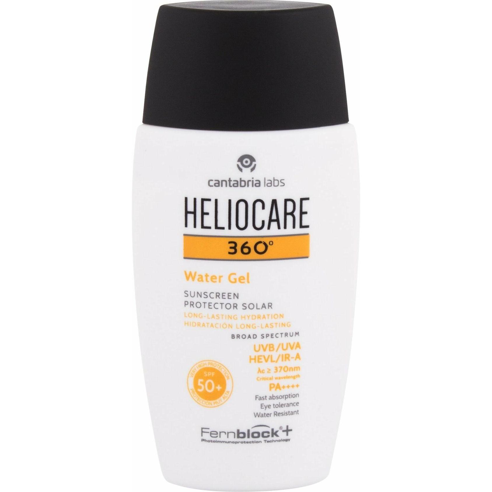 Heliocare, Sonnencreme, 360° Water Gel (Sonnencreme Gesicht, SPF 50, 50 ml)