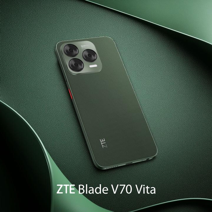 Actual product image ZTE Blade V70 Vita (256 GB, Green, 6.70", Dual SIM, 4G)