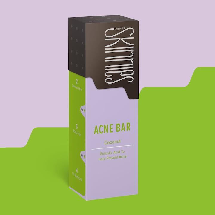 Image du produit Skinnies Acne Bar Coconut (Savon dur, 100 ml)