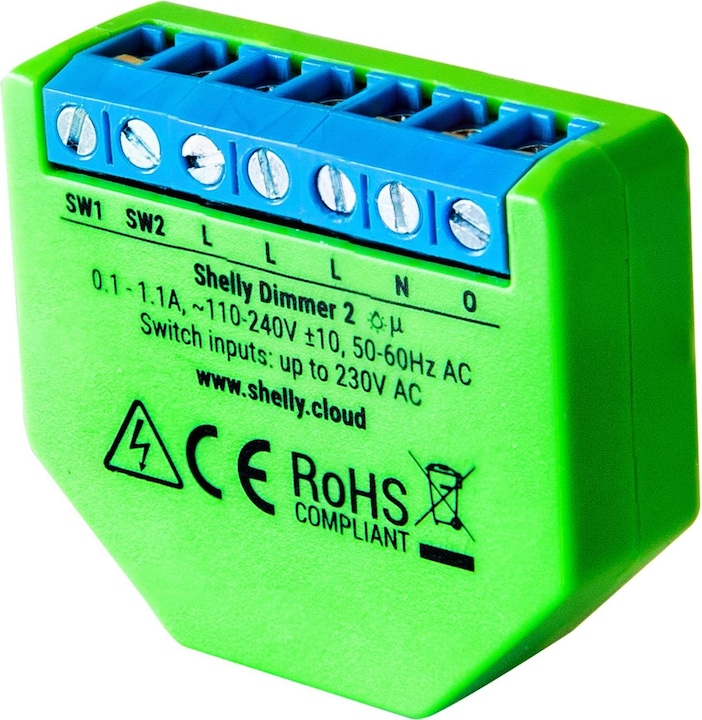 Actual product image Shelly Dimmer 2 (Dimming actuator)