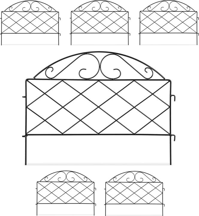 Productafbeelding Relaxdays 6x bedhek (1 cm)