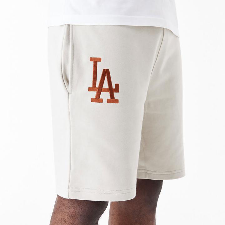 Actual product image New Era French Terry Shorts Los Angeles Dodgers stone (L)