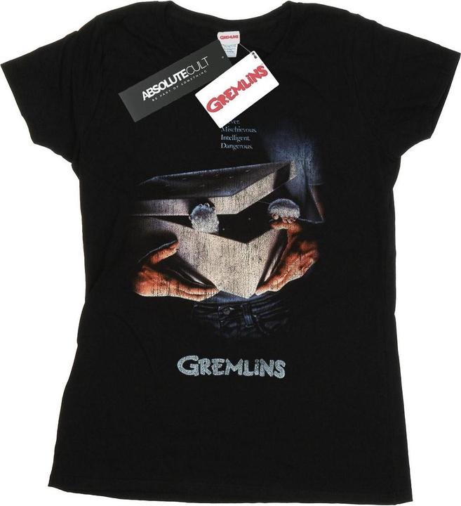 Actual product image Universal Textiles Womens/Ladies Gizmo Distressed Poster Cotton T-Shirt (XL)
