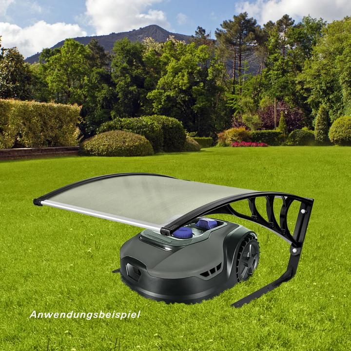 Actual product image Dema Mährobotergarage Mähroboter Rasenmäher Garage Carport Dach Überdachung 80 cm (Mowing robot, Robot mower garage)