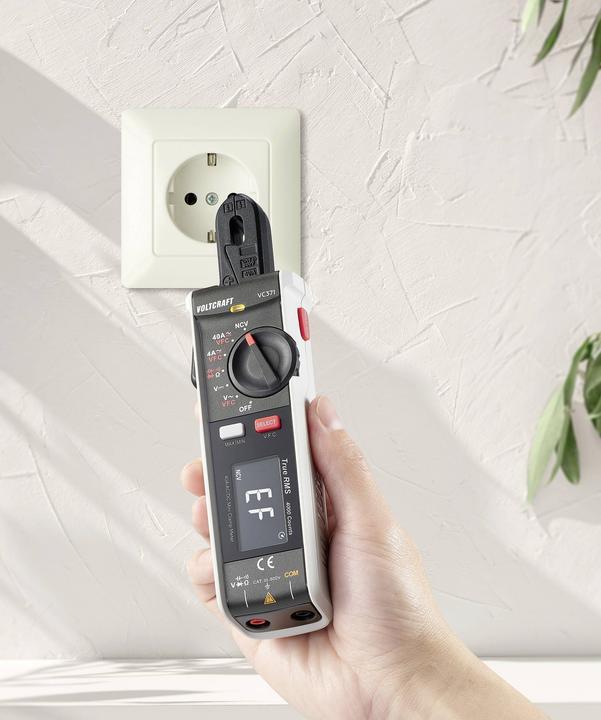 Immagine prodotto Voltcraft VC371 Pinza amperometrica digitale CAT III 600V Display (conteggi): 4000 (CAT III 600V)