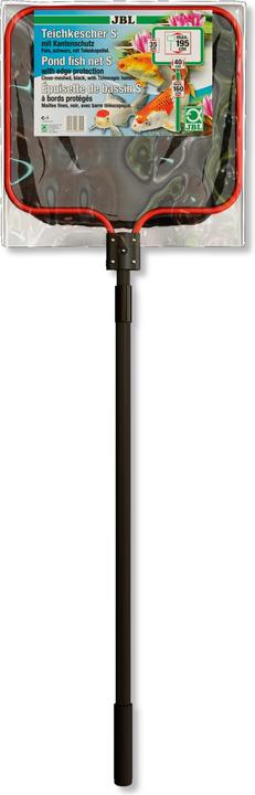 Actual product image JBL Aquaristik und Terraristik Pond landing net JBL M fine incl. 160 cm telescopic handle, net 50 x 43 cm