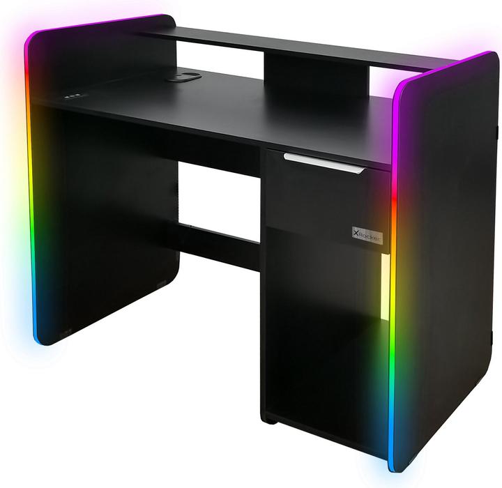 X Rocker Xrocker Electra Desk - Black With Black Led