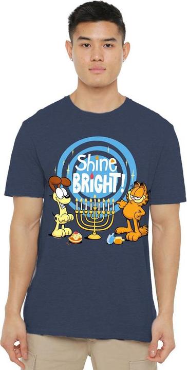 Image du produit Garfield - T-shirt SHINE BRIGHT FOR HANUKKAH - Adulte (XL)