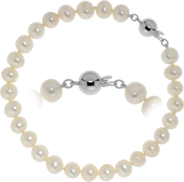 Image du produit Bijouteria Bracelet (21 cm, Perle d'eau douce, Argent 925)