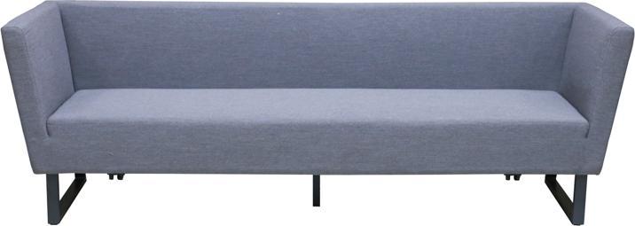Outdoor Living Limoges Loungeset 3tlg. Aluminium/Sunbrella Sooty ohne Kissen