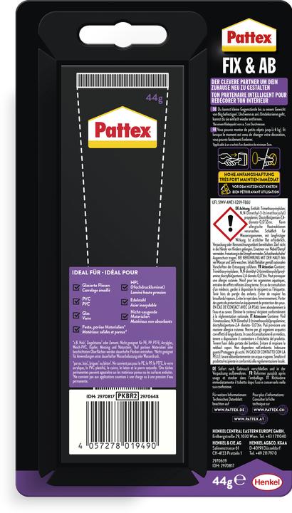 Image du produit Pattex Fix & Ab (44 g, 44 ml)