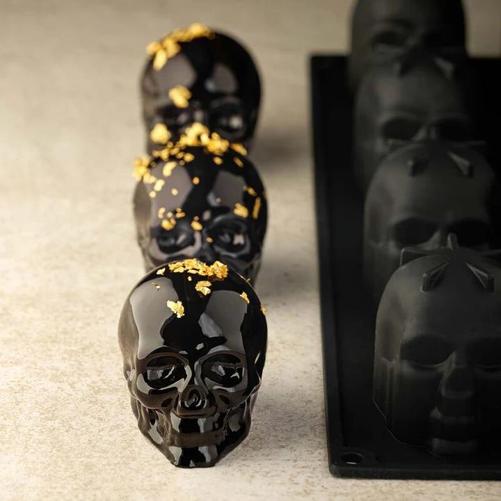 Actual product image Pavoni Silikonform Totenkopf