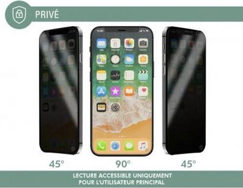 Immagine prodotto Bigben Connected Protezione dello schermo in vetro privacy (1 pz., Apple iPhone 12 mini)