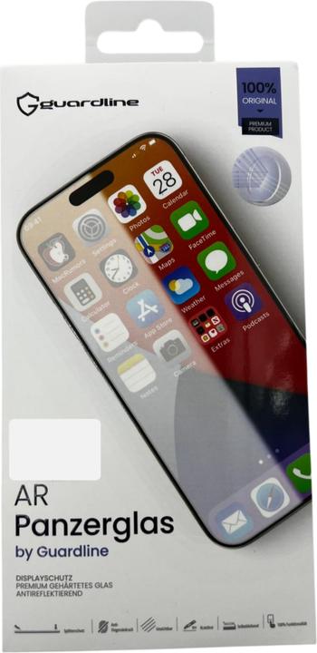 Actual product image Guardline - Panzerglas ScreenGuard Antireflexion für iPhone 17 Pro Max (Apple iPhone 17 Pro Max)