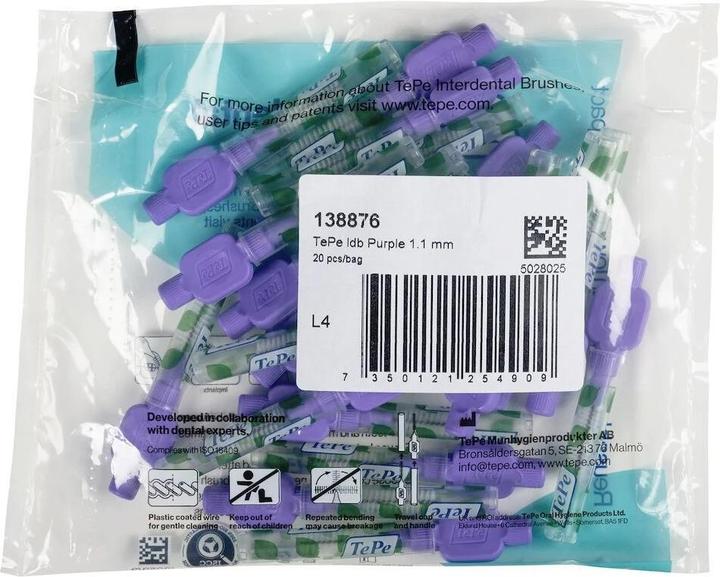 Immagine prodotto TePe Scovolini interdentali Original (20 x, 1.10 mm)