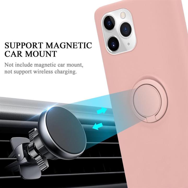Image du produit Cadorabo TPU Liquid Ring Silicone Case Cover (Apple iPhone 11 Pro)