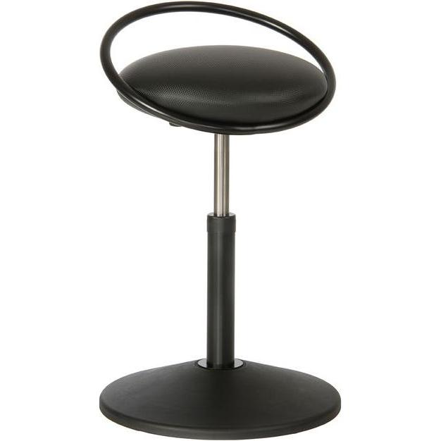 Rovo, Bürostuhl, Sitzhocker SOLO, div. Varianten, Sitzhöhe 540-690 mm, Kunstleder oder Polyamid