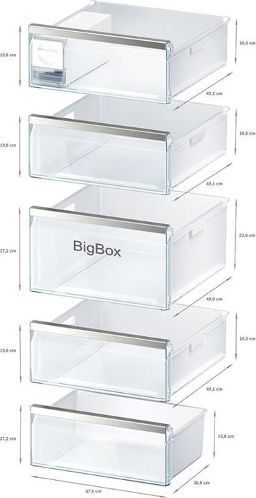 Image du produit Bosch Hausgeräte GSN51AWDV Gefrierschrank 290 Liter (Autonome, 290 l)