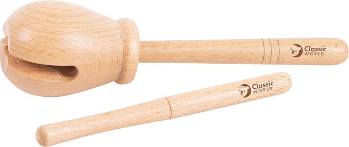 Actual product image Classic World Wooden Block Percussion, 2dlg.
