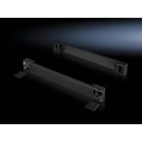 Thumbnail - Rittal TS Base/plinth trim - Rack-Dekorationsblende - RAL 9005, RAL 7022 (Packung mit 2, Serverschrank Zubehör, Schwarz