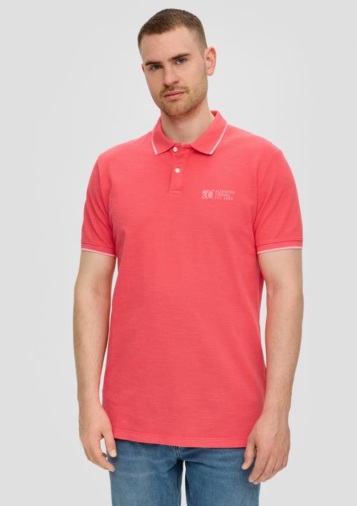 Image du produit S.Oliver Polo-Shirt Poloshirt mit Piquêstruktur und Logo-Print (XXL)