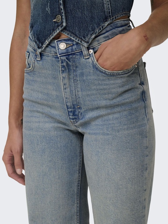 Produktbild Only ONLJUICY Hohe Taille Weiter Beinschnitt Jeans Jeans mit weitem Bein (W30/L32)