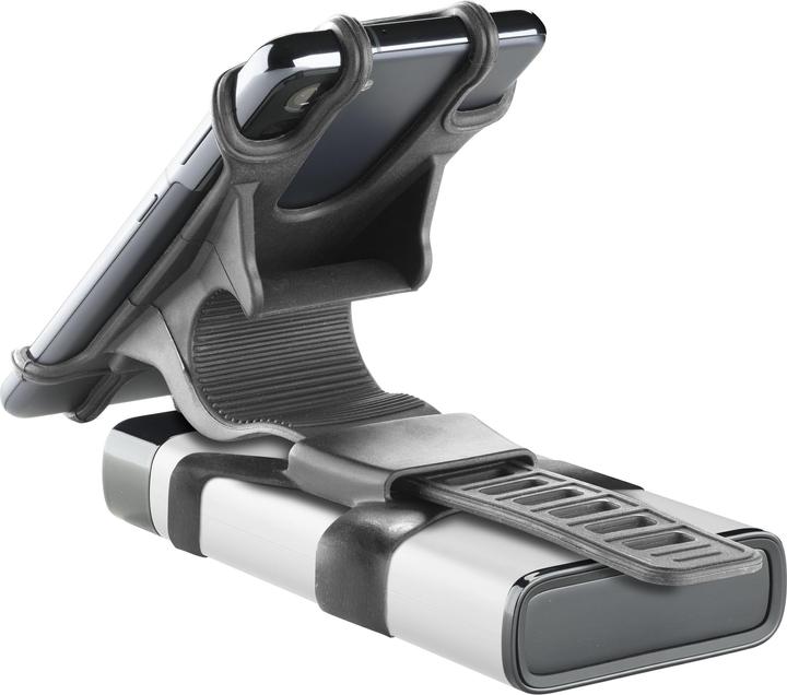 Produktbild Newrban Cellularline Handy Lenkradhalterung mit Powerbank Case Black