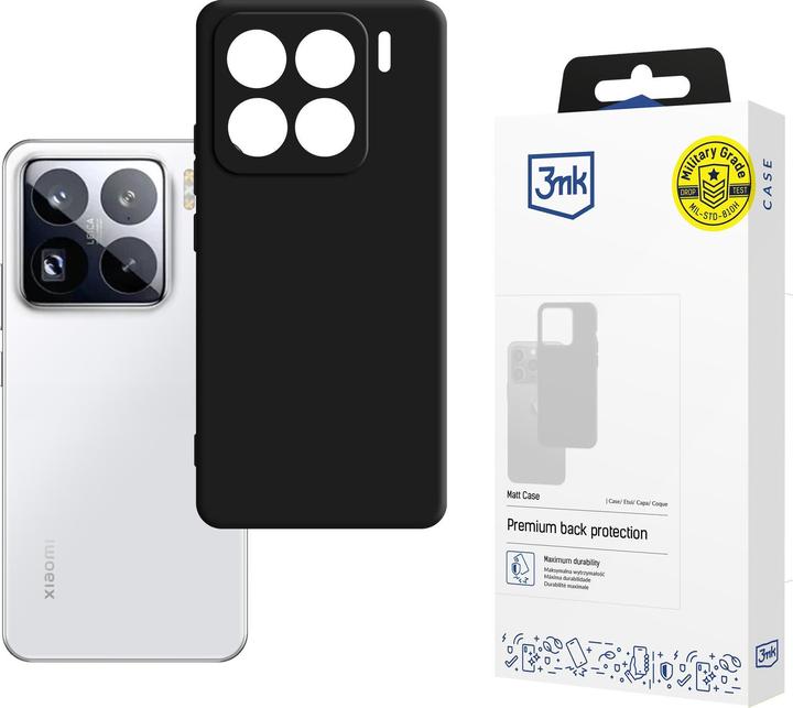 Actual product image 3MK Etui Matt Case na Xiaomi 15 Pro - czarne (Xiaomi 15 Pro)