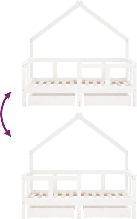 Produktbild vidaXL Kinderbett (80 x 200 cm)