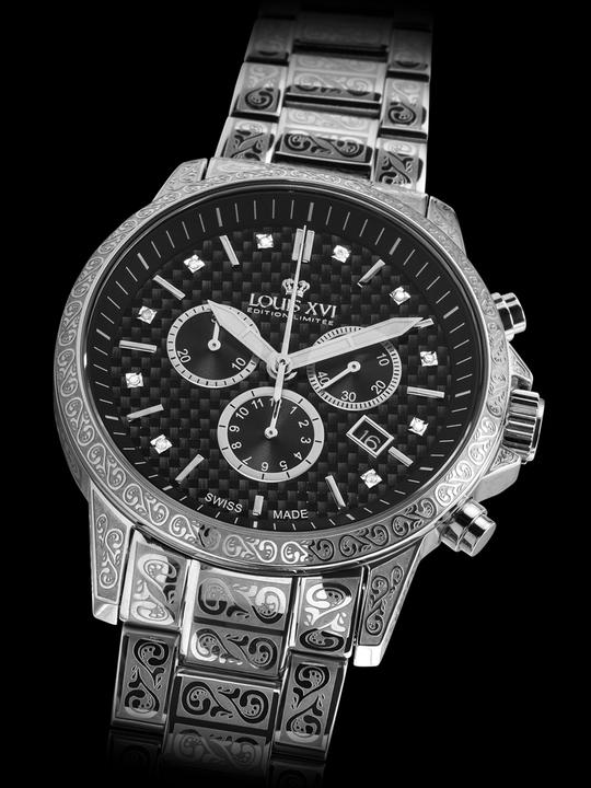 Immagine prodotto Louis XVI Palazzo Reale (Orologio da polso analogico, Cronografo, 43 mm)