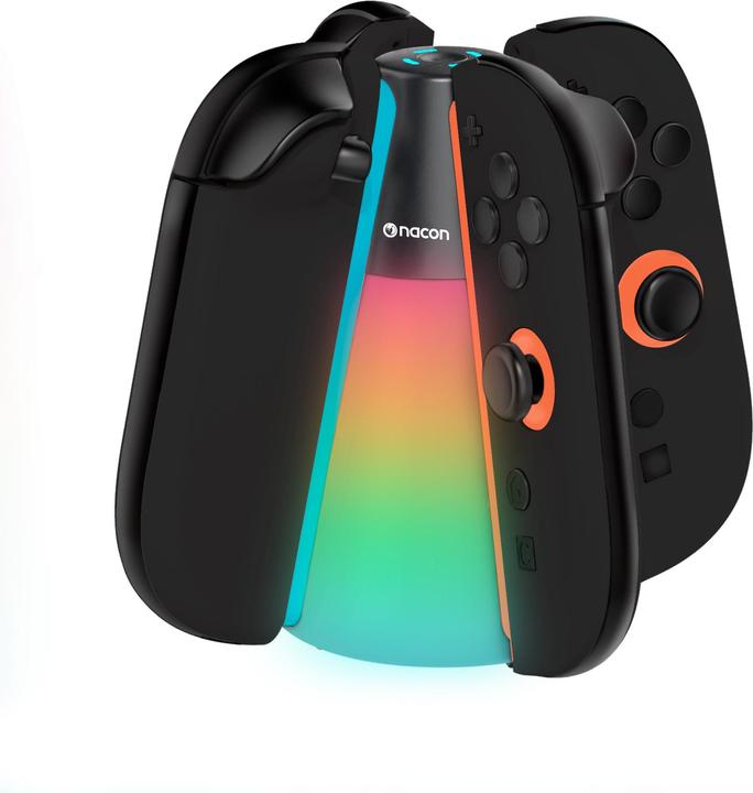 Produktbild Nacon Gaming Quad Charging Station mit Licht (Switch 2)