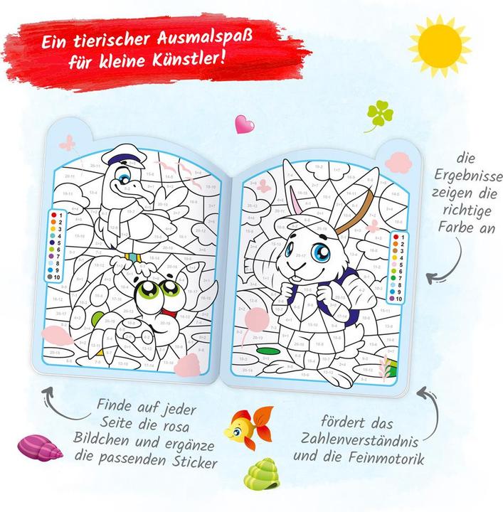 Produktbild Malen nach Zahlen 4. Level Malbuch