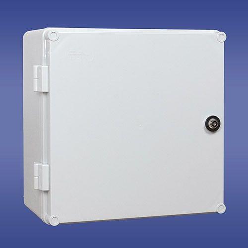 Elektro-Plast Kunststoffgehäuse 300 x 300 x 160 mm mit Montageplatte UNIbox (43,0) (323959.51 HE), Serverschrank, Grau