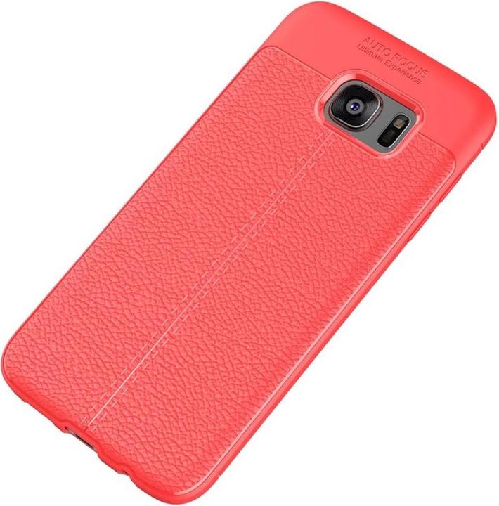 Produktbild König Design Handyhülle für Samsung Galaxy S6 Schutztasche Wallet Cover 360 Case Bumper Rot (Samsung Galaxy S6)