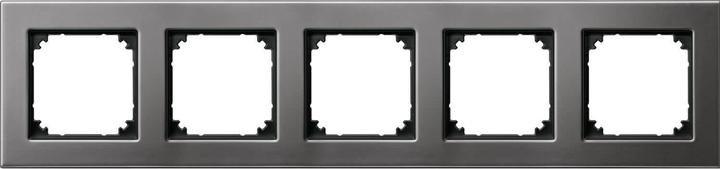 Produktbild Merten Rahmen 5f rhod-gr mt M-PLAN Metall 475514